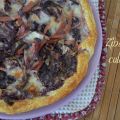 Torta salata radicchio, taleggio e speck