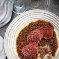 Cotechino con lenticchie e purè di patate