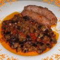 MELANZANE AL FUNGHETTO CON SALSICCIA