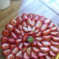 crostata di fragole e crema