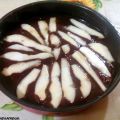 Torta con cacao e pere senza uova e senza latte