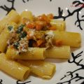 TORTIGLIONI ZUCCA E SALSICCIA E SAN STE