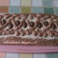 torta rettangolare al cioccolato