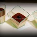 Bicchierini di crema alla ricotta e pere