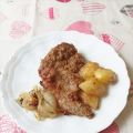 Cotoletta di salsiccia grossa aperta