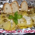 Patate al cartoccio con crescenza olive verdi e[...]