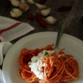 Vermicelli al sugo di 'nduja e burrata