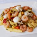 INSALATA DI PASTA CON SEPPIOLINE E GAMBERETTI