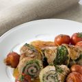 Involtini di vitello acciughe e rucola