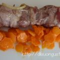 Ricetta per tutti i giorni: spiedini e carote