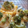 PIZZA DI POLENTA AI BROCCOLETTI