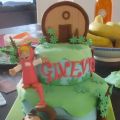 Torta con Masha e Orso per la piccola Ginevra