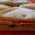Tramezzini con fesa di tacchino