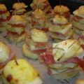 Spiedini di patate speck e formaggio
