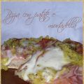 Pizza con patate e mortadella