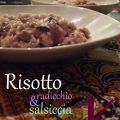 Risotto radicchio e salsiccia