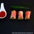 Sushi rolls con pistacchi , prosciutto crudo e[...]