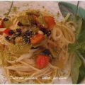 Linguine con friggitelli, uvetta, pinoli e[...]