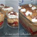 TRIFLE CON FRAGOLE E COLOMBA TOSTATA