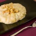 Risotto al gorgonzola con pere coscia e nocciole