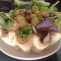insalata dal piatto originale