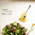 Insalata di radicchio e roast beef