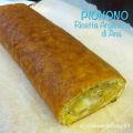 Pionono di Ana con panna montata e pesche[...]