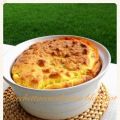 Souffle' ai formaggi, curcuma e pepe nero