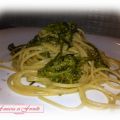 Spaghetti con cime di rapa e acciughe