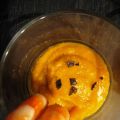 Zucca, gamberi e sale nero di Cipro, in un[...]