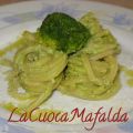 Bucatini con crema di broccoli