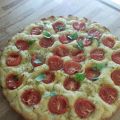 focaccia con pomodorini