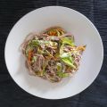 Spaghetti integrali ai fiori di zucca