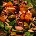 Agnello in insalata con arancia, mandorle e...