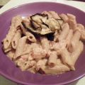 PASTA CON CREMA DI MELANZANE E RICOTTA