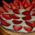 Crostata di fragole con crema pasticcera