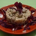 RISOTTO CON SALSICCIA  RADICCHIO E PHILADELPHIA
