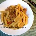 Penne rigate con fiori di zucca e prosciutto[...]