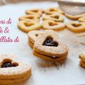 Cuoricini di nocciole e marmellata di more