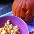 Penne con zucca, crescenza e salumi