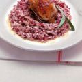 Risotto al radicchio rosso con quagliette panna[...]