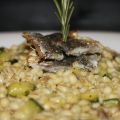 Orzotto con Sarde e zucchine