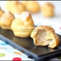Mini bigné con crema chantilly al caffé