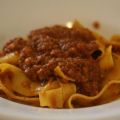 PAPPARDELLE AL RAGU' DI CINGHIALE