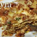 Lasagna al ragù con salsa ai formaggi