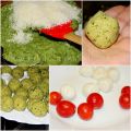 Spiedini di polpette al forno