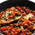 Pesce spada in padella con pachino, capperi e[...]