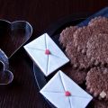 San Valentino: Biscotti lettera d'amore