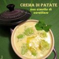 Crema di patate con cimette di cavolfiore