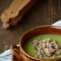 Crema di zucchine allo zenzero con farro perlato